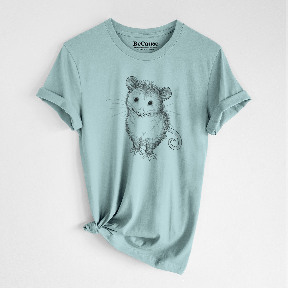 Cute Opossum - Lightweight 100% Cotton Unisex Crewneck