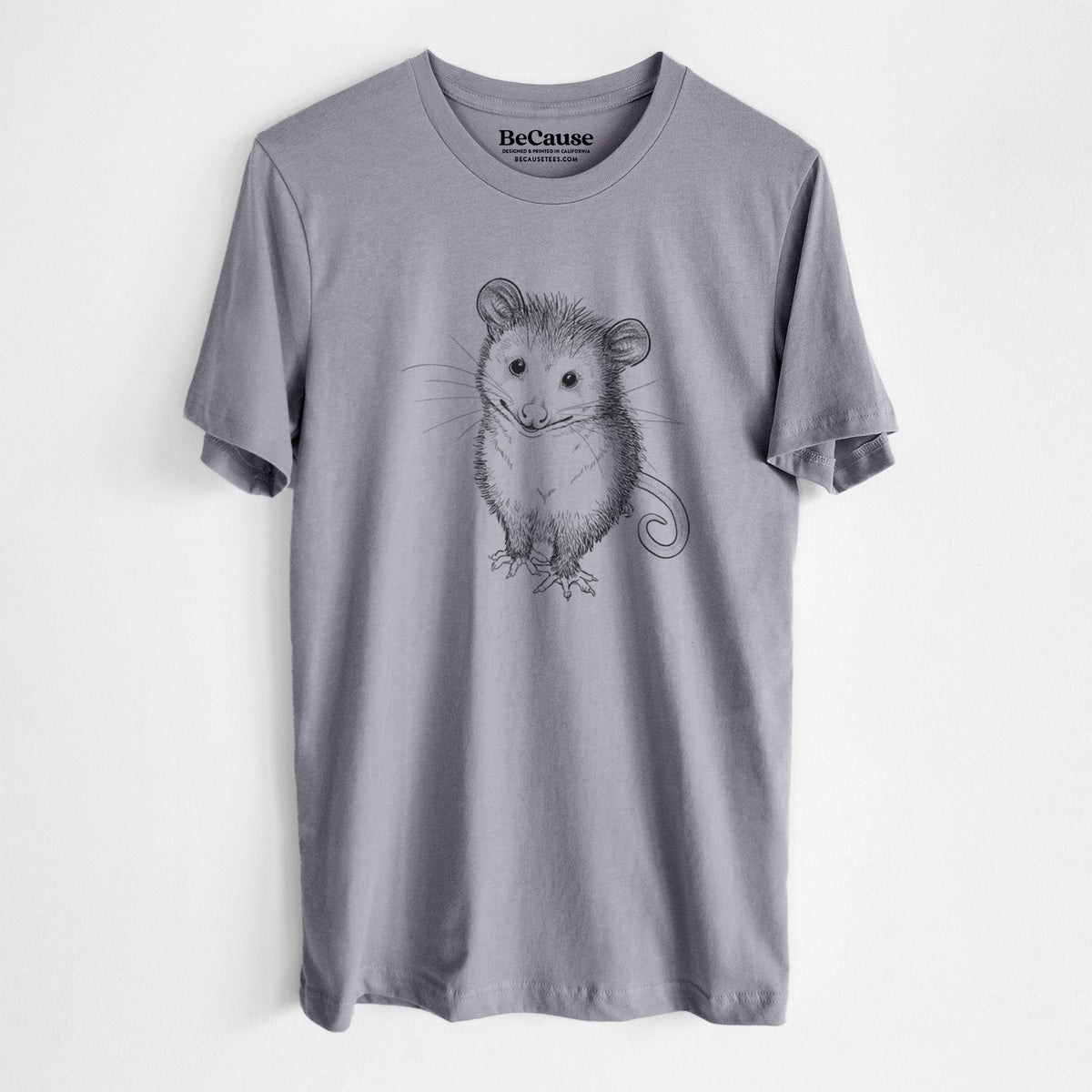 Cute Opossum - Lightweight 100% Cotton Unisex Crewneck