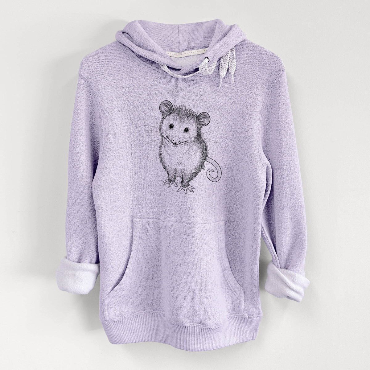 Cute Opossum - Knit Hoodie