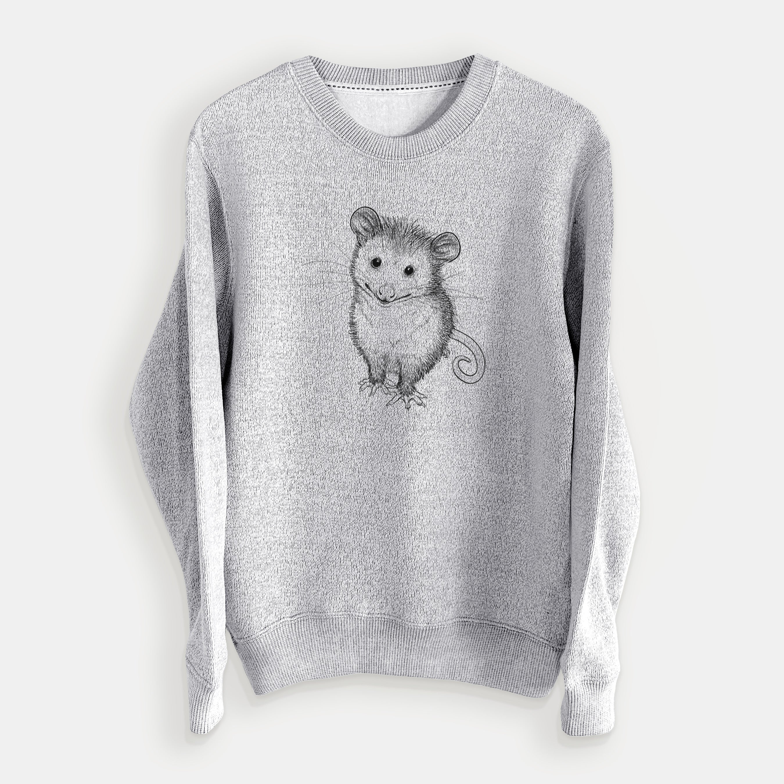 Cute Opossum - Knit Sweatshirt