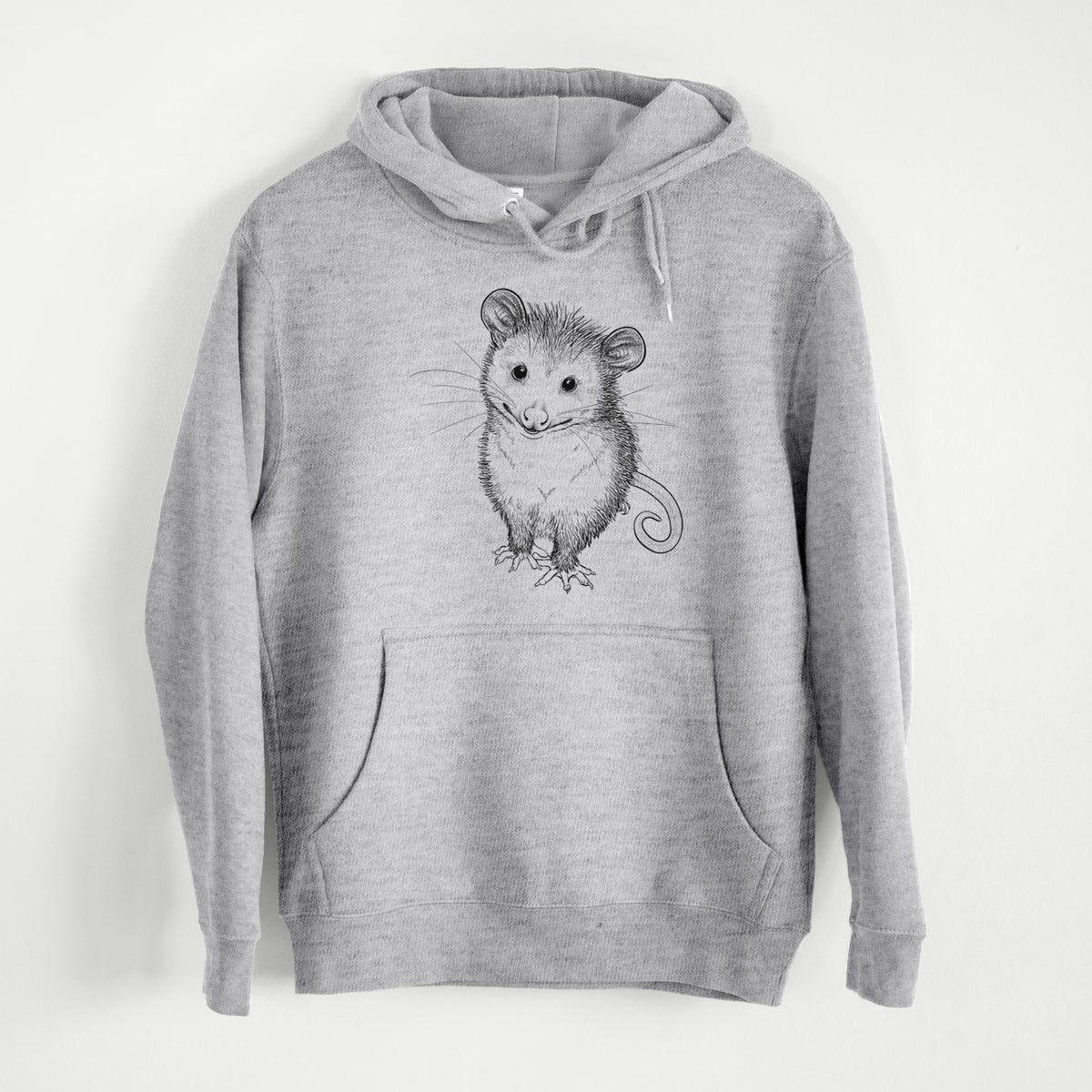 Cute Opossum  - Mid-Weight Unisex Premium Blend Hoodie