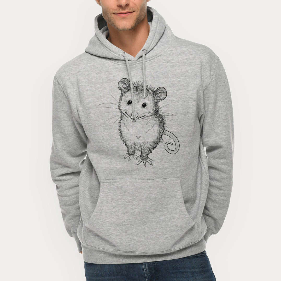 Cute Opossum  - Mid-Weight Unisex Premium Blend Hoodie