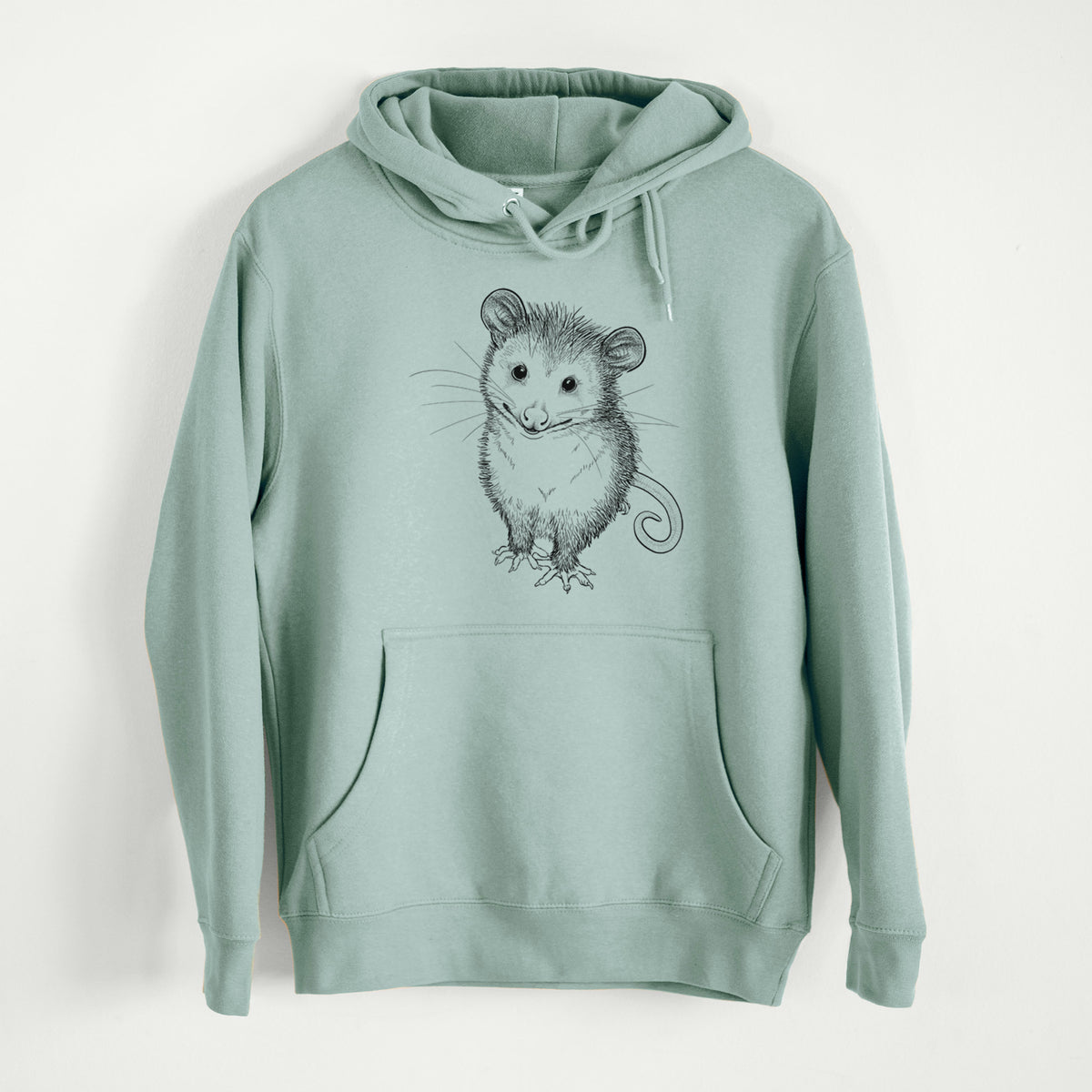 Cute Opossum  - Mid-Weight Unisex Premium Blend Hoodie