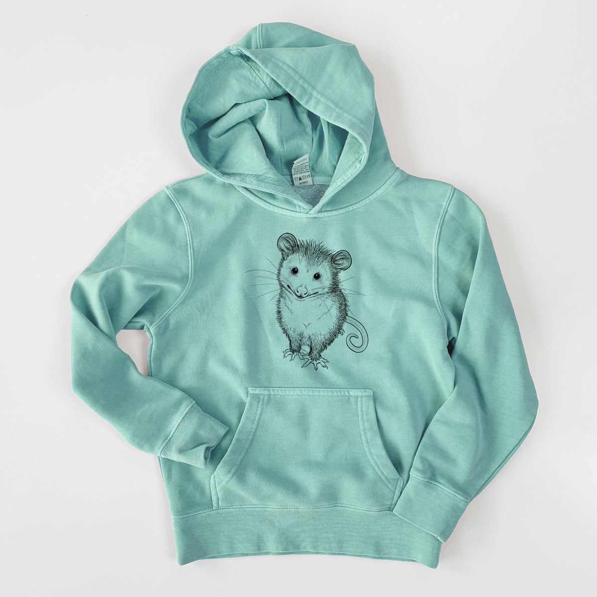 Cute Opossum - Youth Pigment Dyed Hoodie