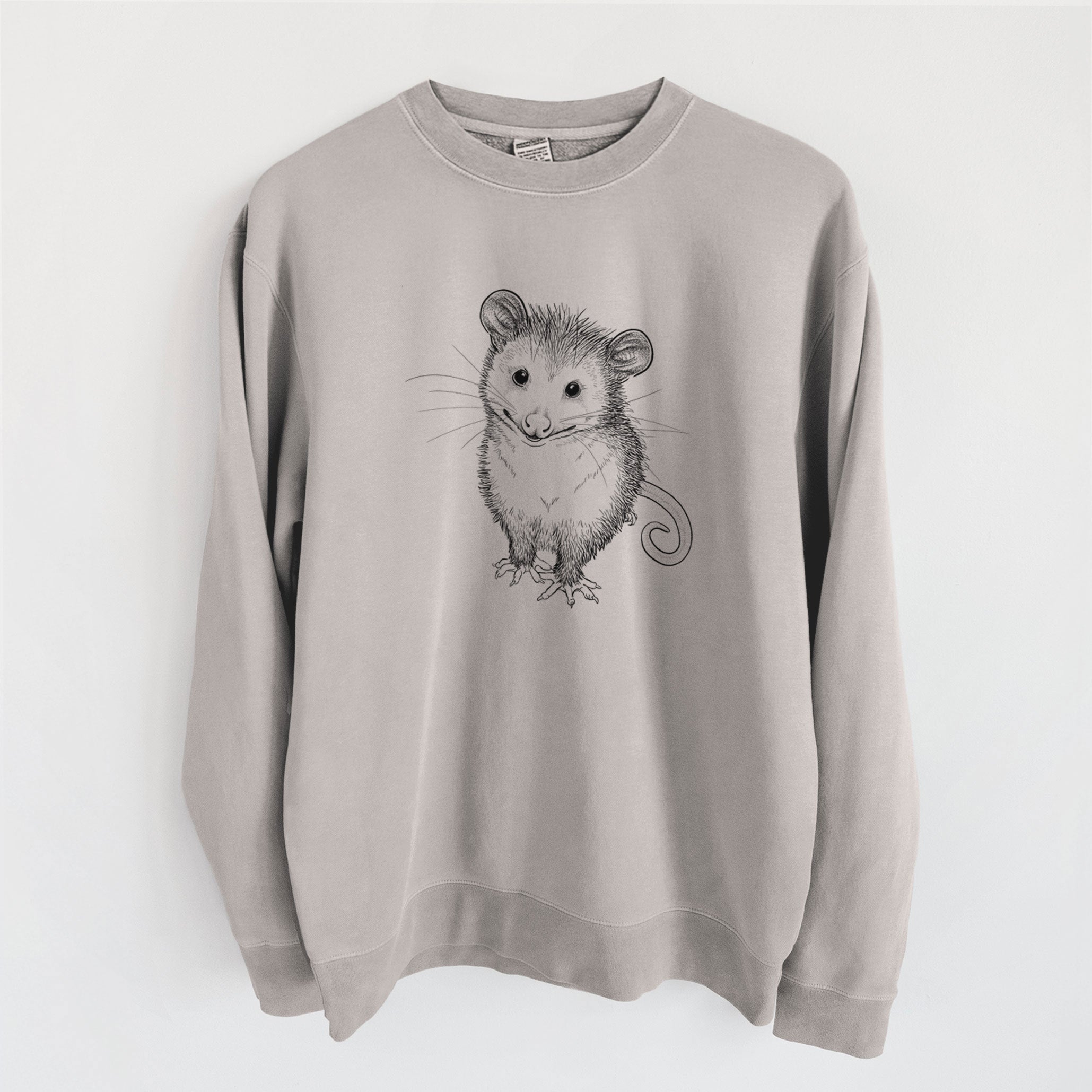 Cute Opossum - Unisex Pigment Dyed Crew Sweatshirt