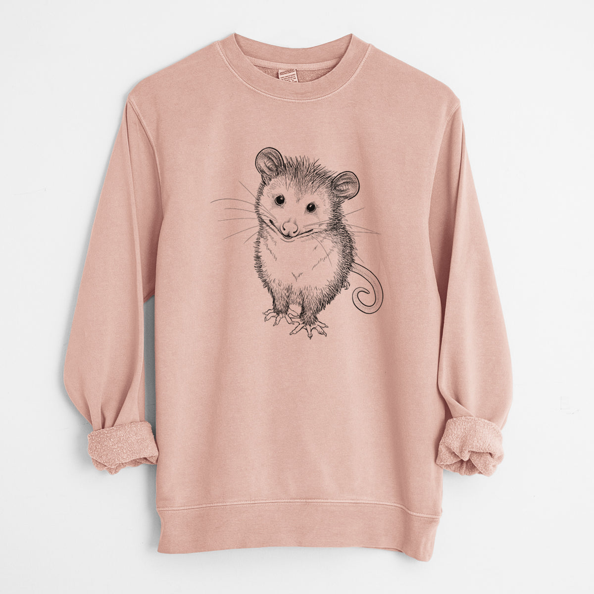 Cute Opossum - Unisex Pigment Dyed Crew Sweatshirt