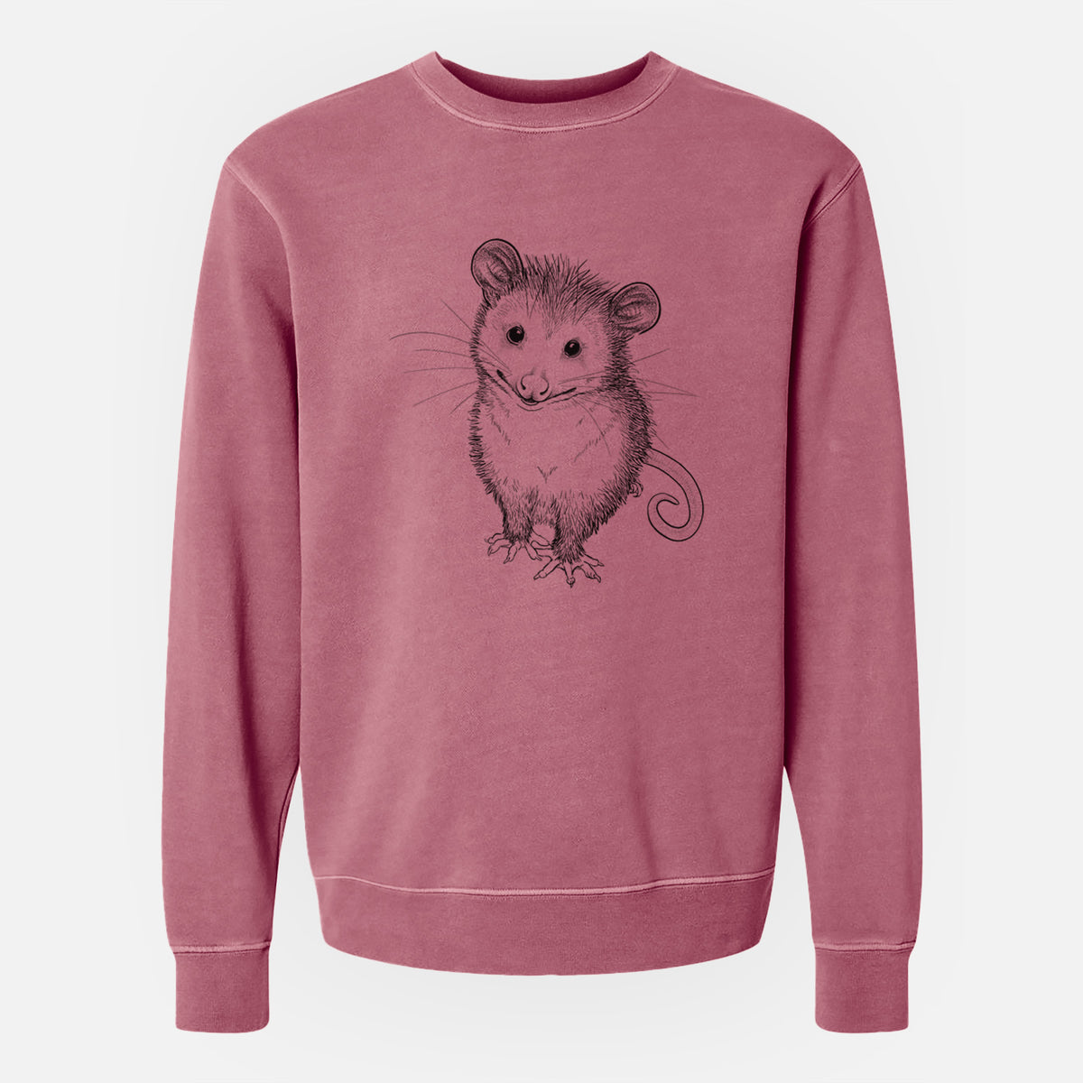 Cute Opossum - Unisex Pigment Dyed Crew Sweatshirt