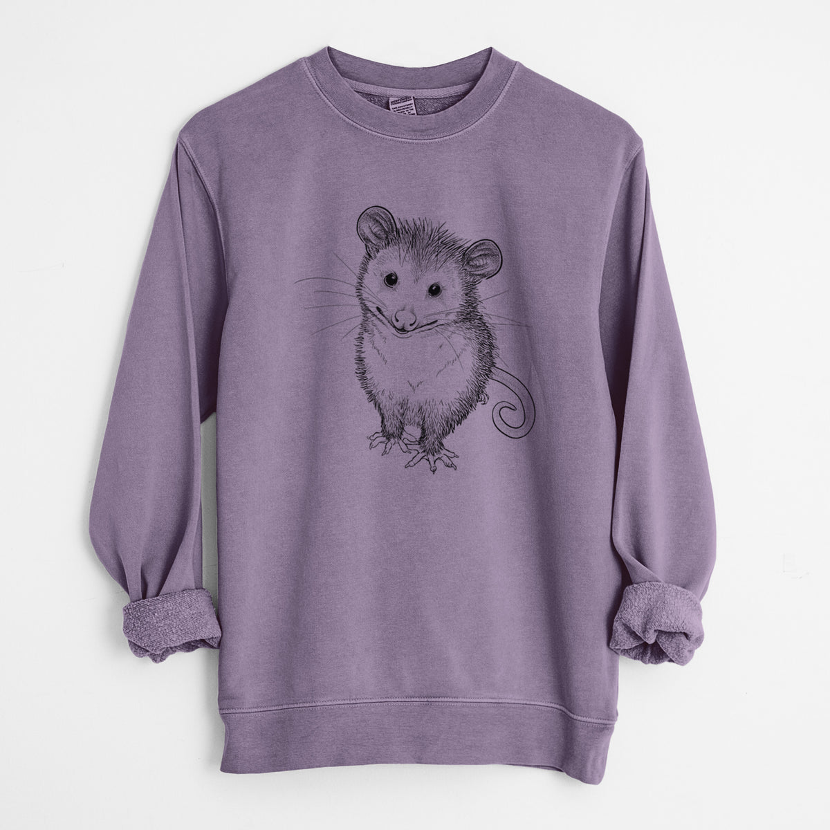 Cute Opossum - Unisex Pigment Dyed Crew Sweatshirt