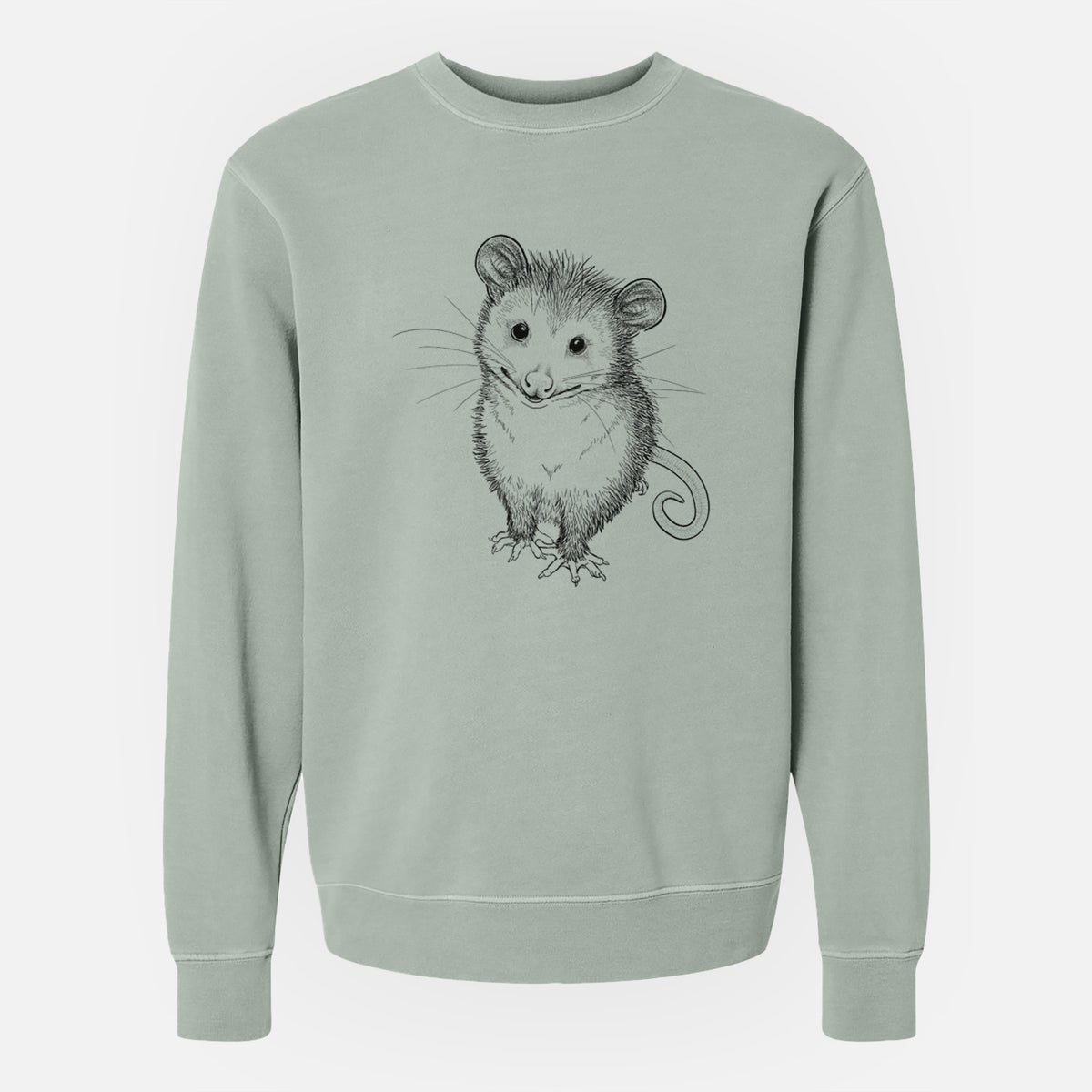 Cute Opossum - Unisex Pigment Dyed Crew Sweatshirt