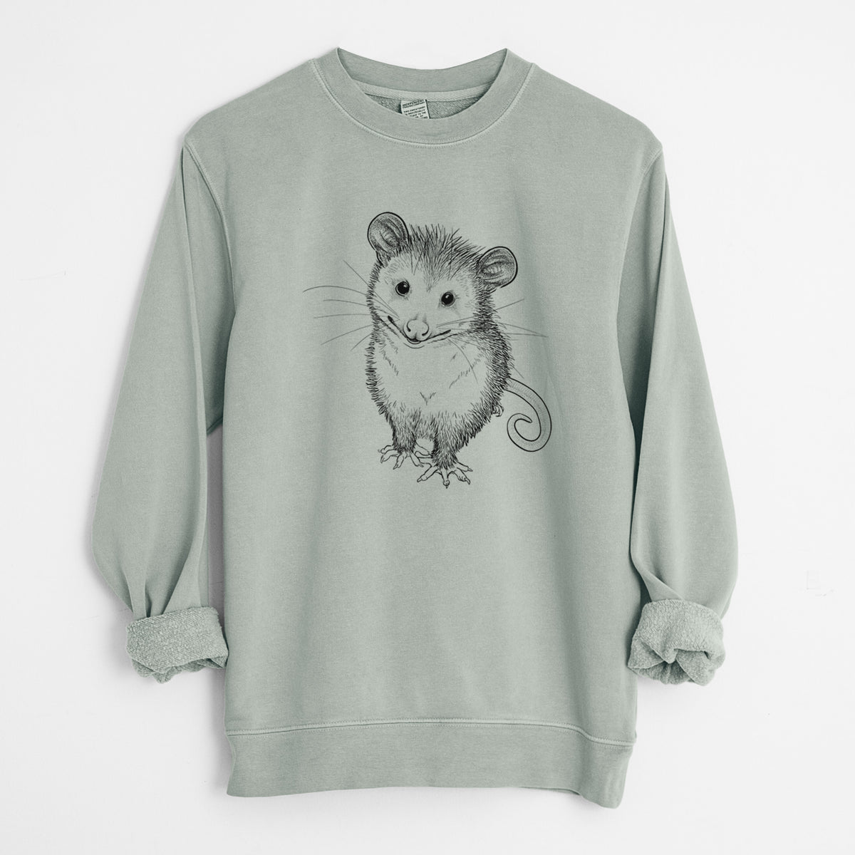 Cute Opossum - Unisex Pigment Dyed Crew Sweatshirt