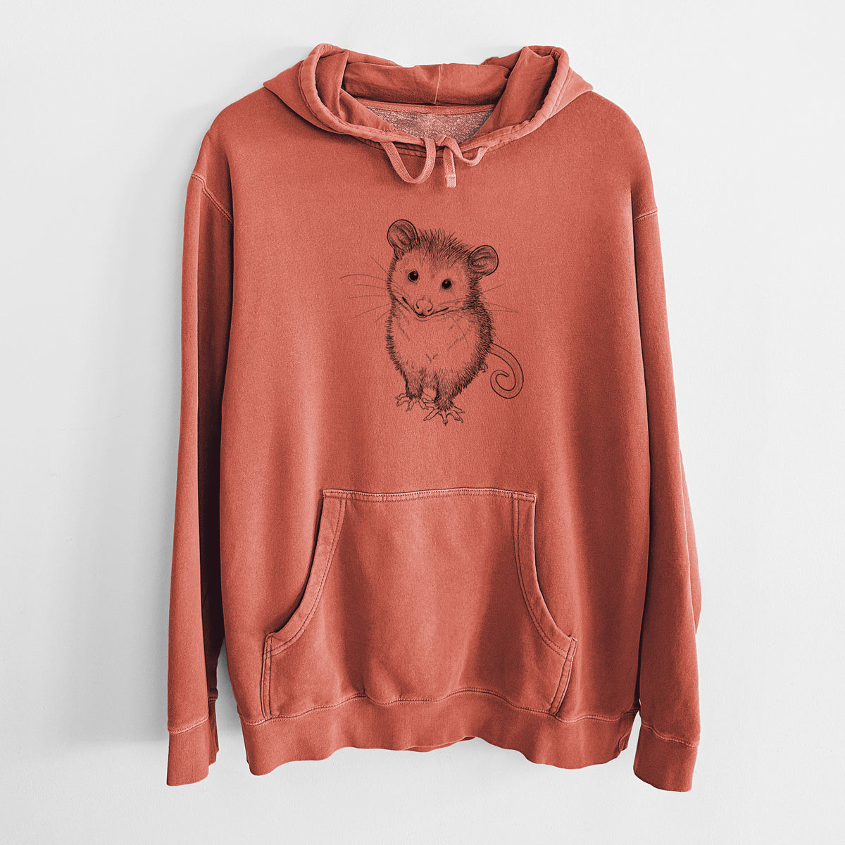 Cute Opossum - Unisex Pigment Dyed Hoodie