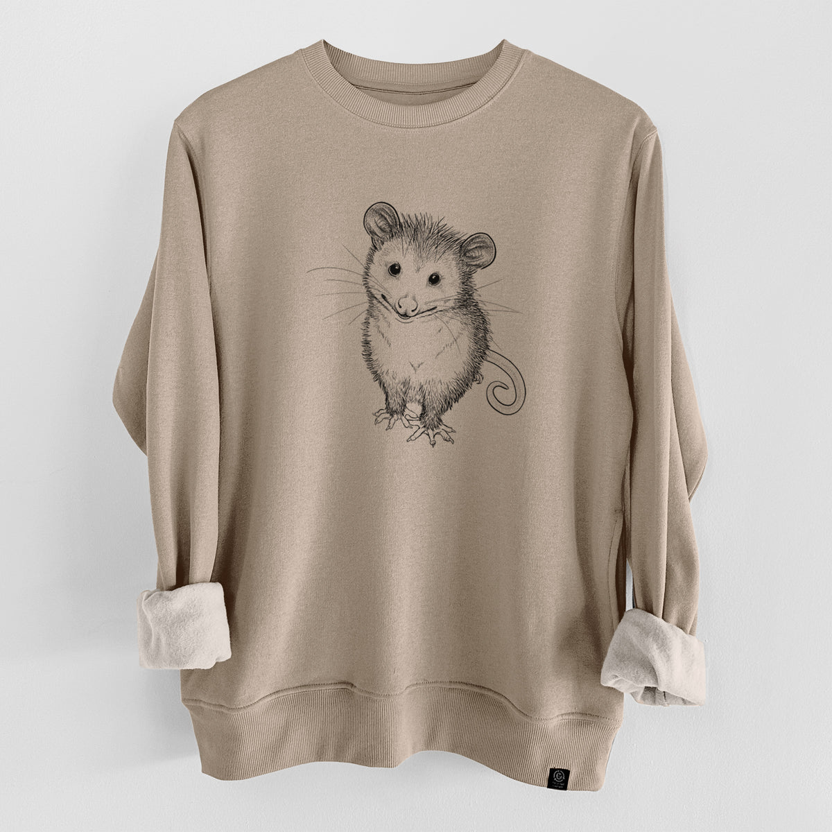 Cute Opossum  - Unisex Reclaimed Crewneck Sweatshirt