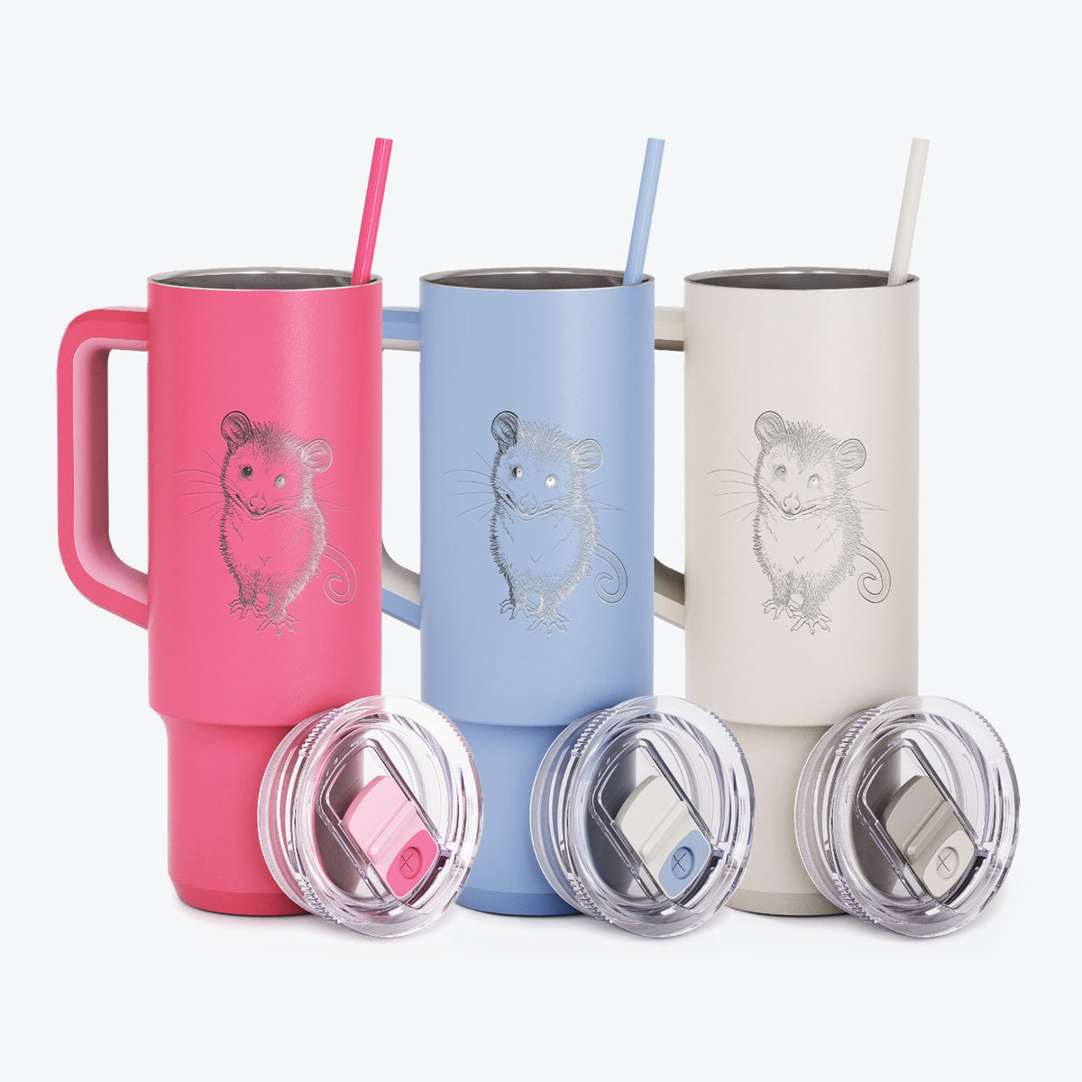 Cute Opossum - 40oz Skinny Recharge Tumbler