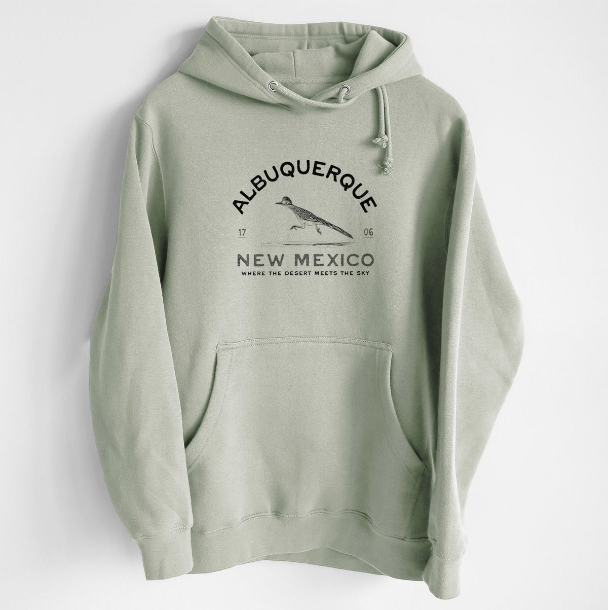 Albuquerque New Mexico Roadrunner - Heavyweight Fleece Hoodie