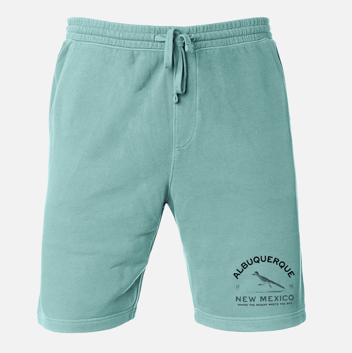 Albuquerque New Mexico Roadrunner - Unisex Pigment Dyed Shorts