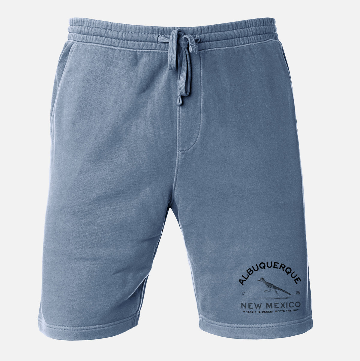 Albuquerque New Mexico Roadrunner - Unisex Pigment Dyed Shorts