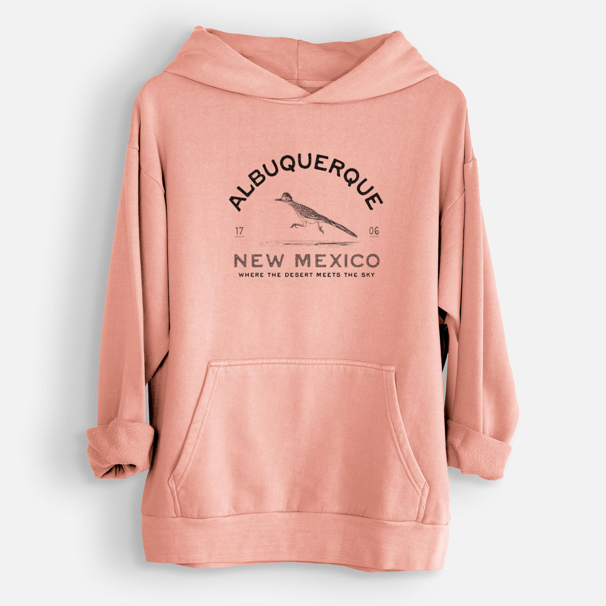 Albuquerque New Mexico Roadrunner  - Urban Heavyweight Hoodie