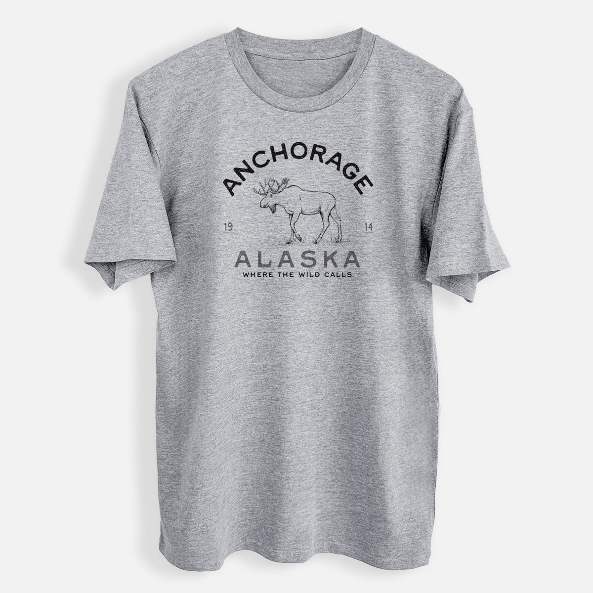 Anchorage Alaska Moose - Mens Everyday Staple Tee