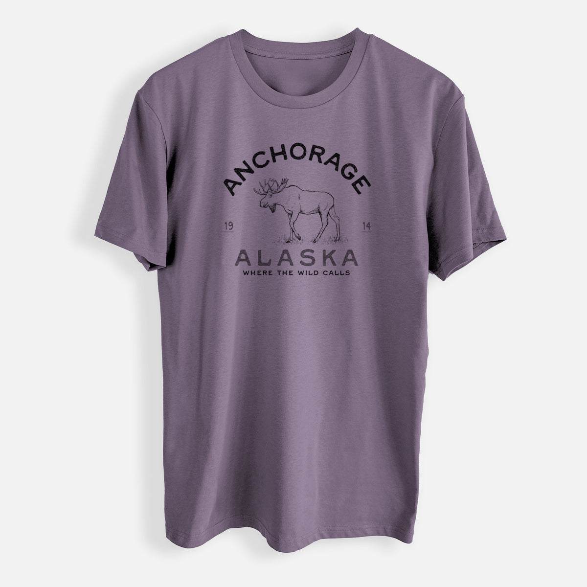 Anchorage Alaska Moose - Mens Everyday Staple Tee