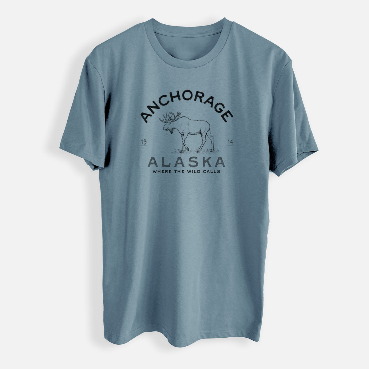 Anchorage Alaska Moose - Mens Everyday Staple Tee