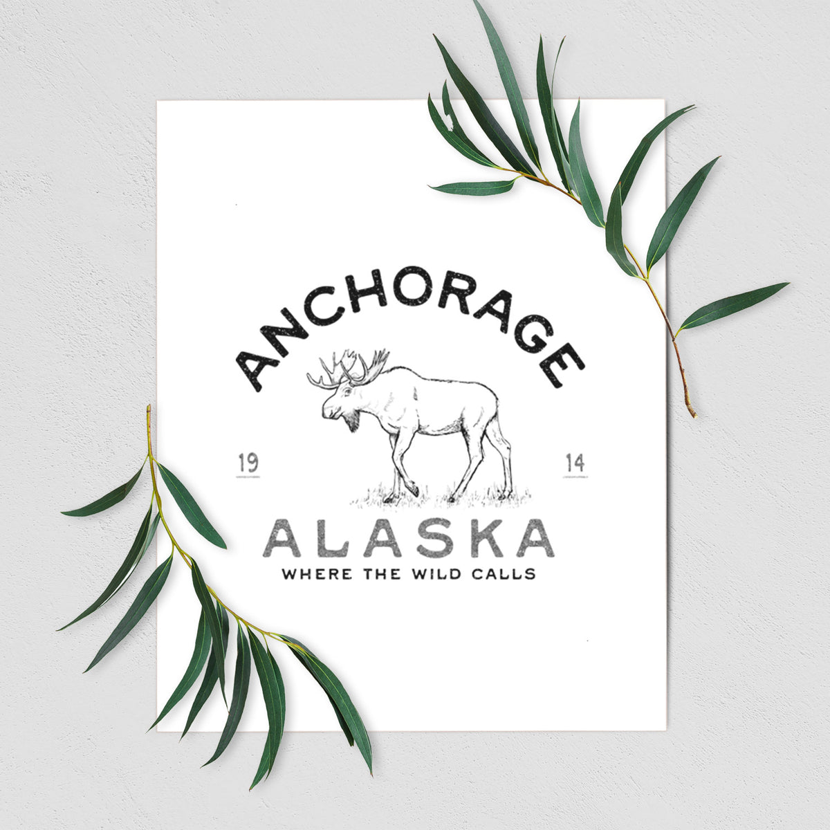 Anchorage Alaska Moose - Fine Art Print