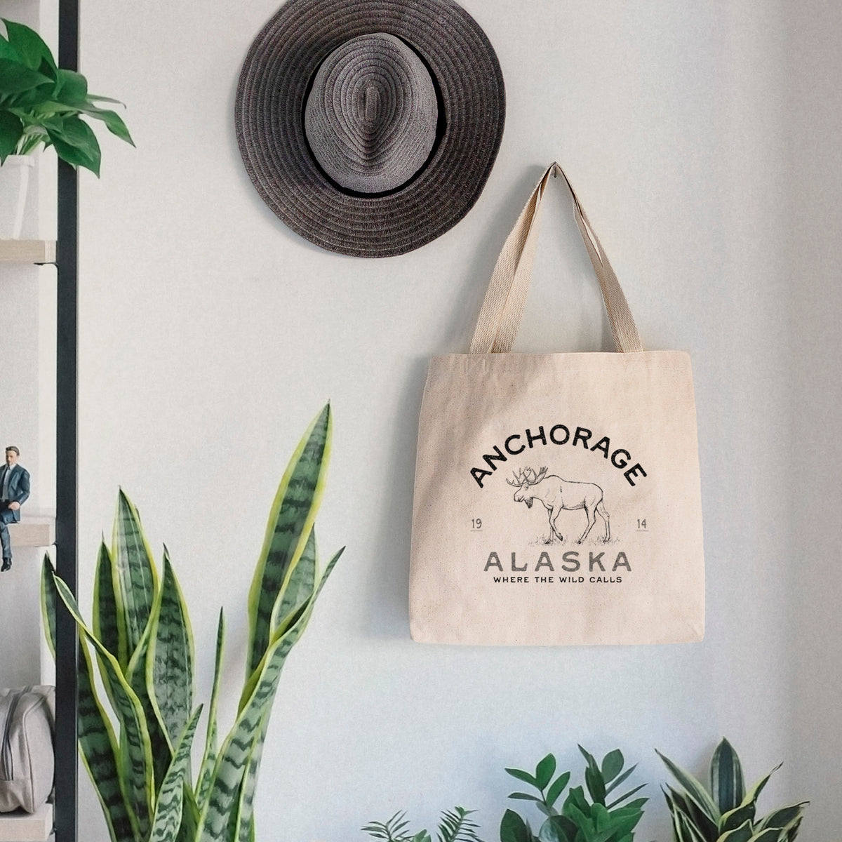 Anchorage Alaska Moose - Tote Bag