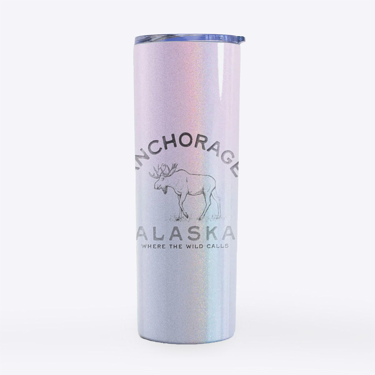 Anchorage Alaska Moose - 20oz Skinny Tumbler