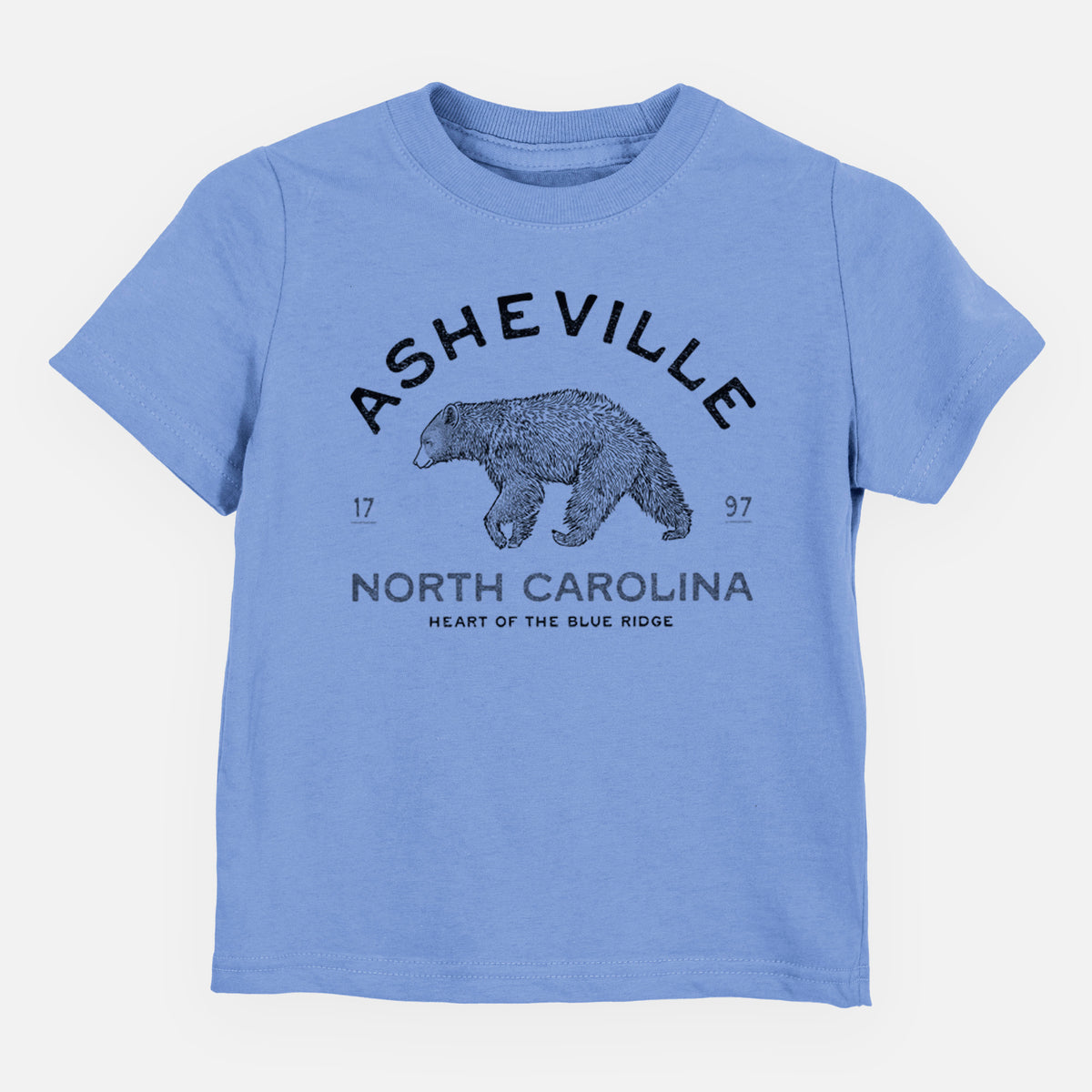 Asheville North Carolina - Black Bear - Toddler/Youth Shirt