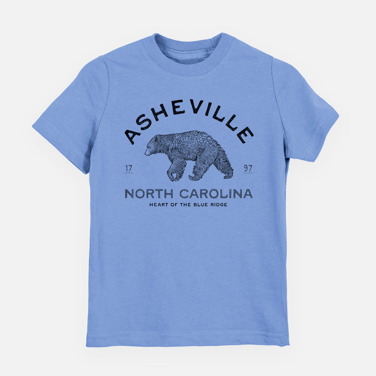 Asheville North Carolina - Black Bear - Toddler/Youth Shirt