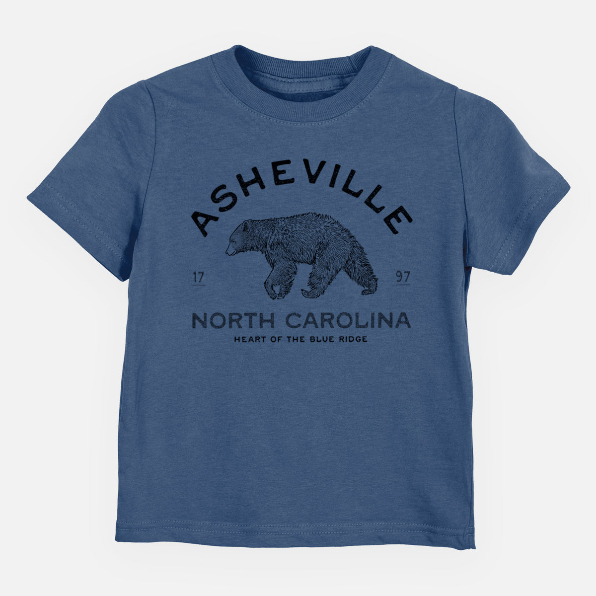 Asheville North Carolina - Black Bear - Toddler/Youth Shirt