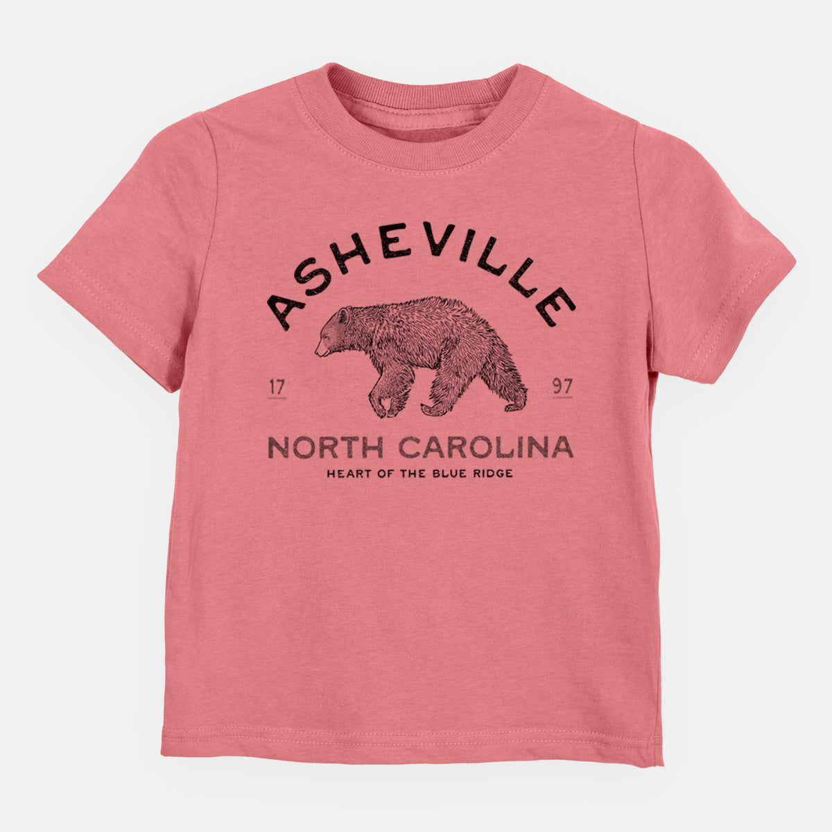 Asheville North Carolina - Black Bear - Toddler/Youth Shirt