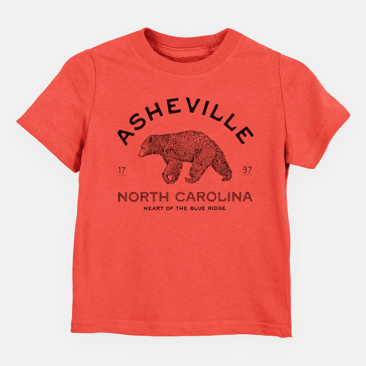 Asheville North Carolina - Black Bear - Toddler/Youth Shirt