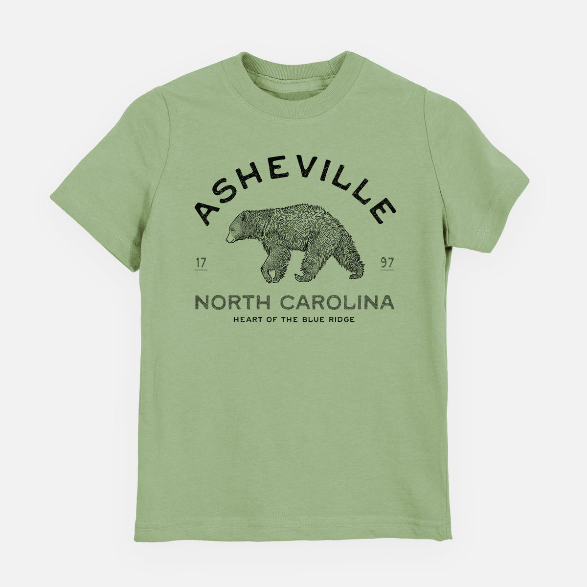 Asheville North Carolina - Black Bear - Toddler/Youth Shirt