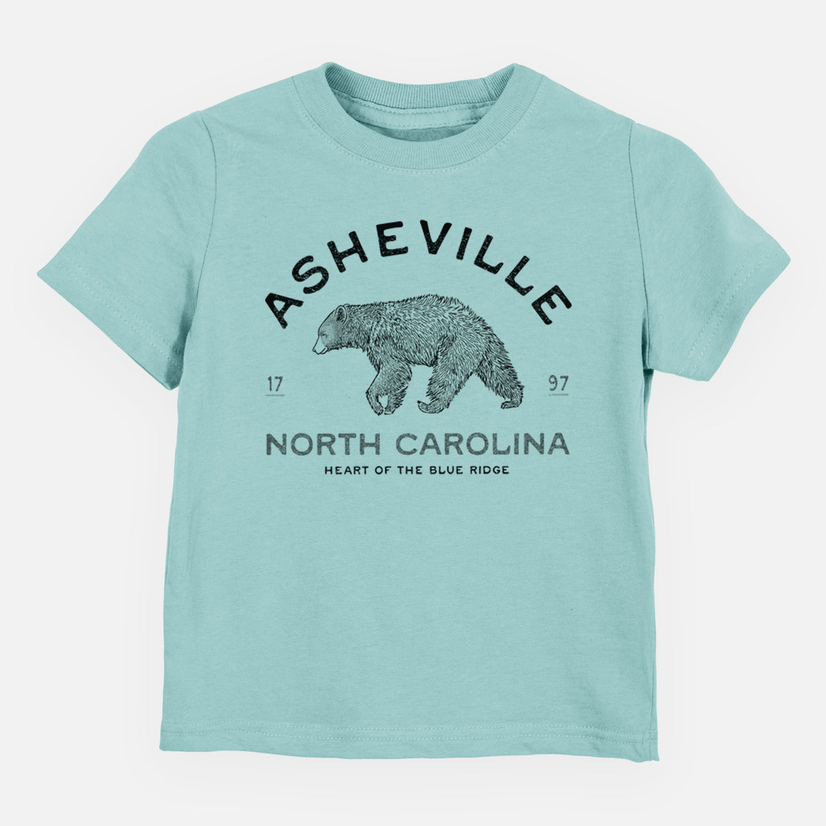 Asheville North Carolina - Black Bear - Toddler/Youth Shirt