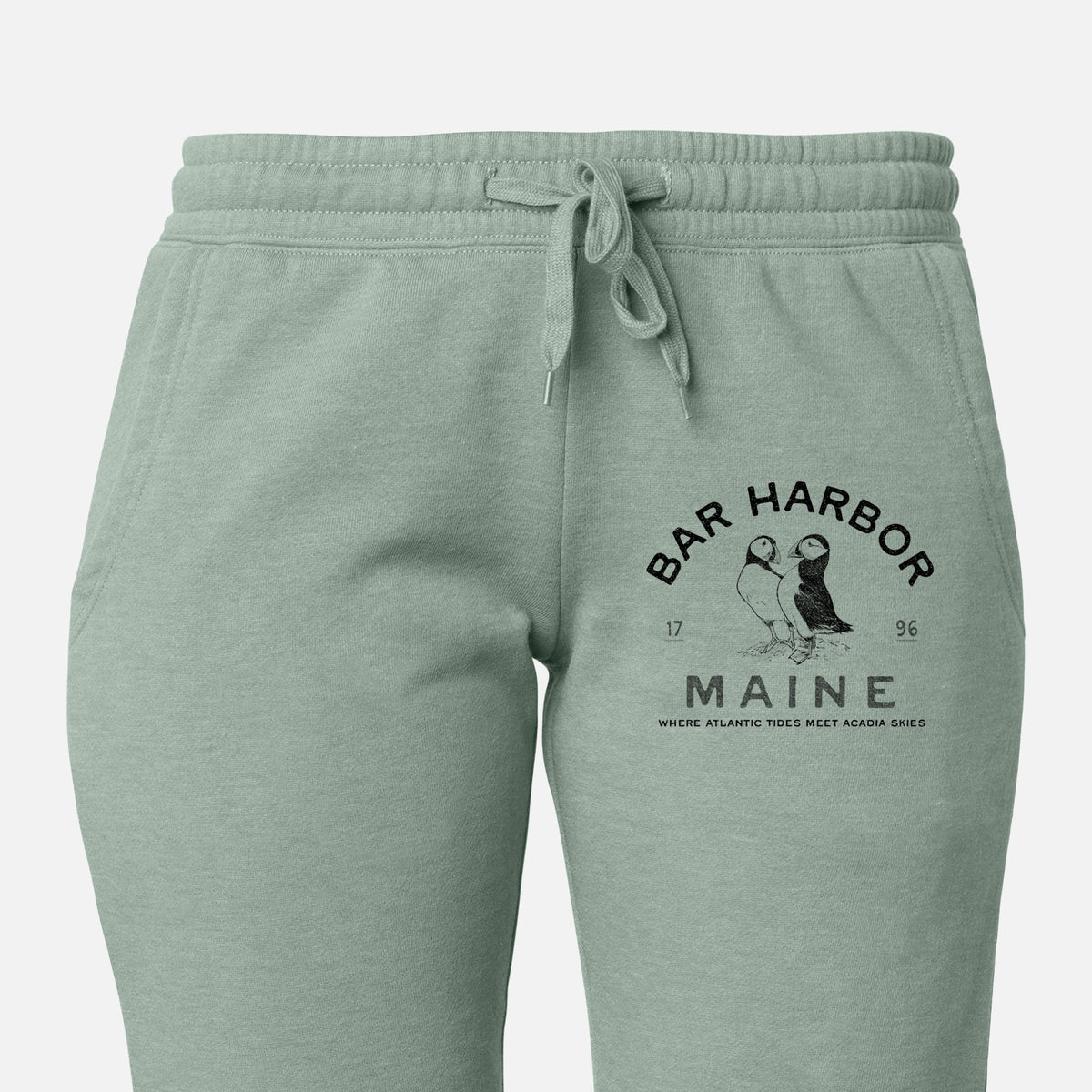 Bar Harbor Maine - Atlantic Puffins - Women's Cali Wave Jogger Sweatpants