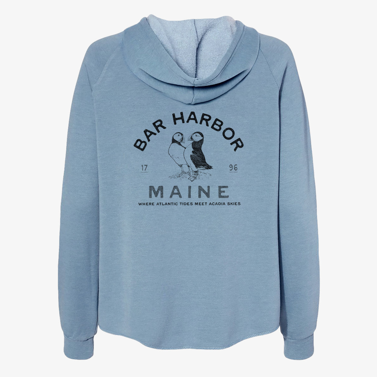 Bar Harbor Maine - Atlantic Puffins - Women's Cali Wave Zip-Up Sweatshirt