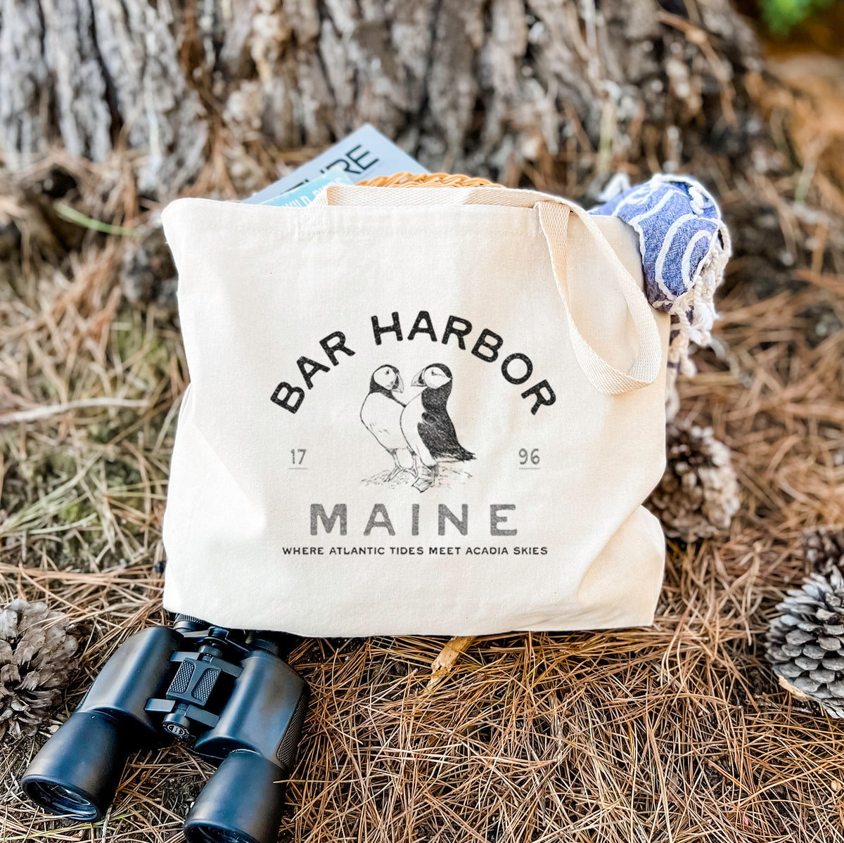 Bar Harbor Maine - Atlantic Puffins - Tote Bag
