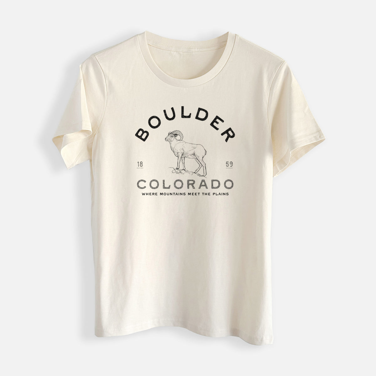 Boulder Colorado Bighorn - Womens Everyday Maple Tee