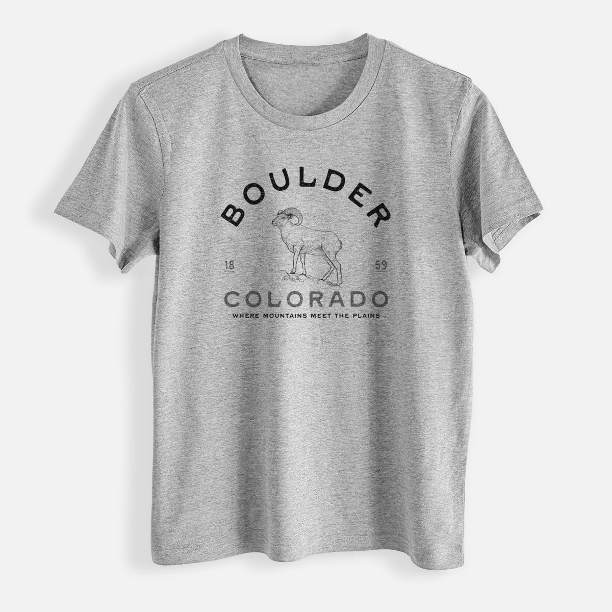 Boulder Colorado Bighorn - Womens Everyday Maple Tee