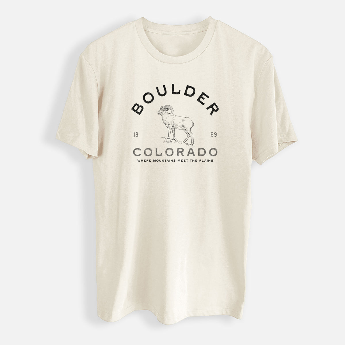 Boulder Colorado Bighorn - Mens Everyday Staple Tee