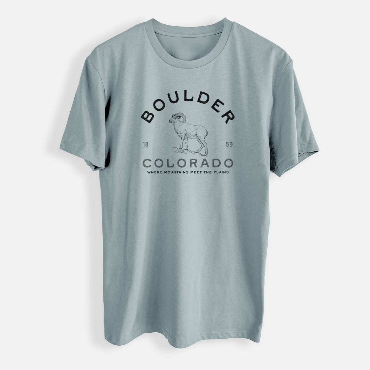 Boulder Colorado Bighorn - Mens Everyday Staple Tee