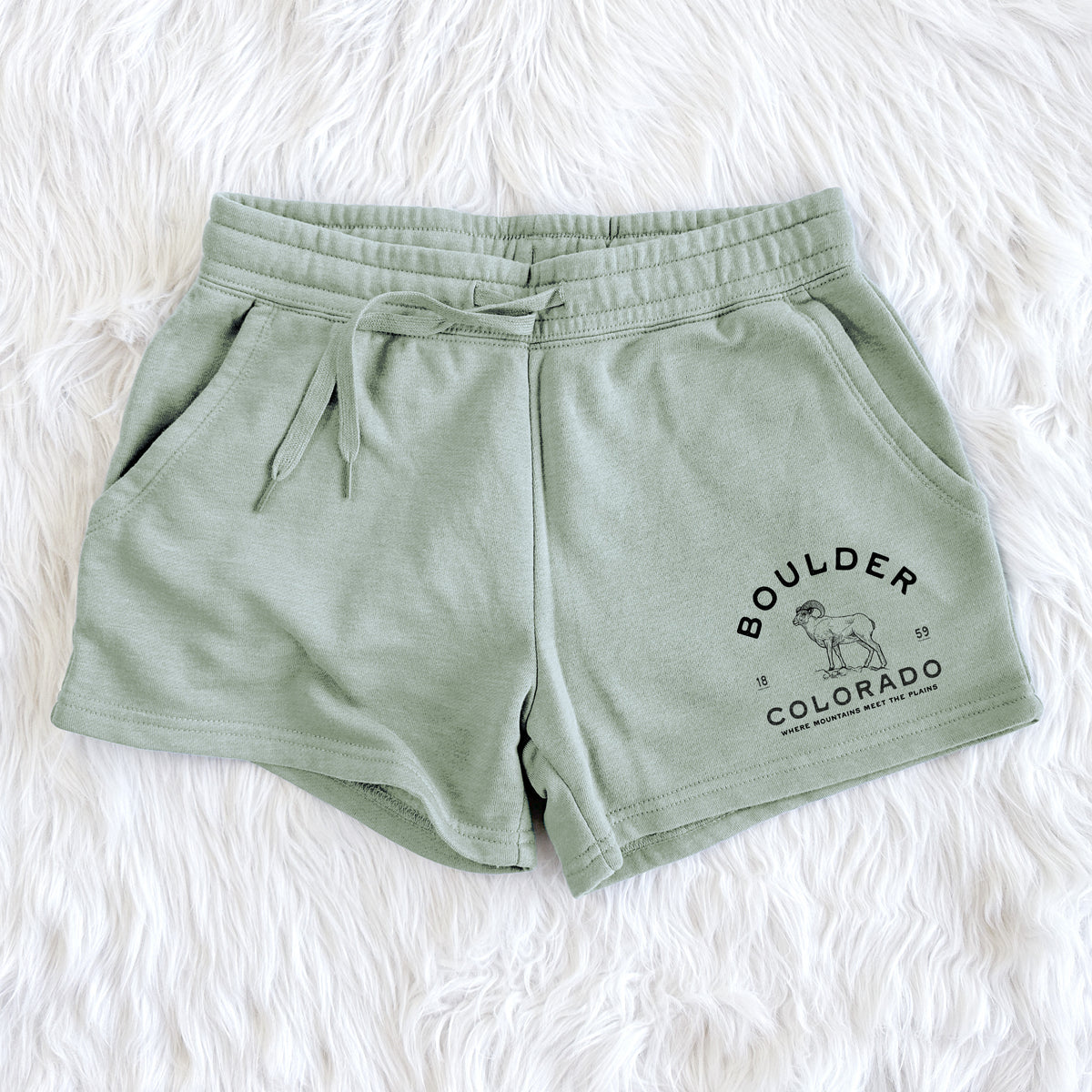 Boulder Colorado Bighorn - Women&#39;s Cali Wave Shorts