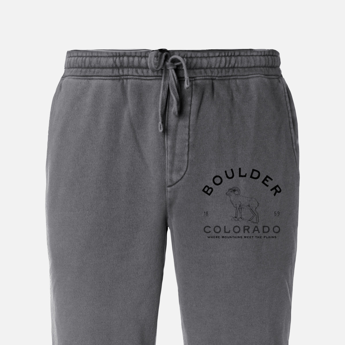 Boulder Colorado Bighorn - Unisex Pigment Dyed Sweatpants