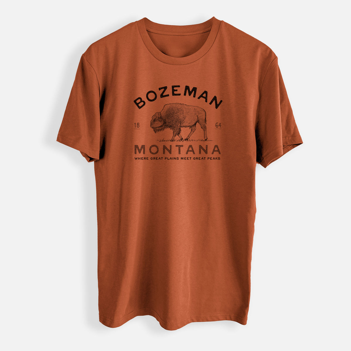 Bozeman Montana Bison - Mens Everyday Staple Tee