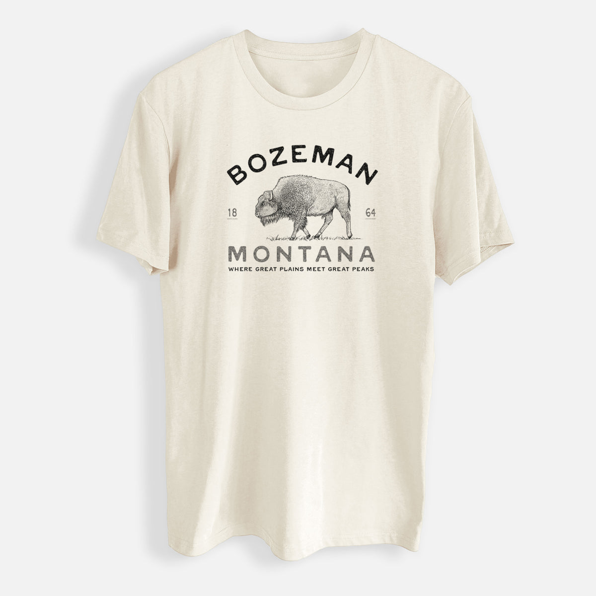 Bozeman Montana Bison - Mens Everyday Staple Tee