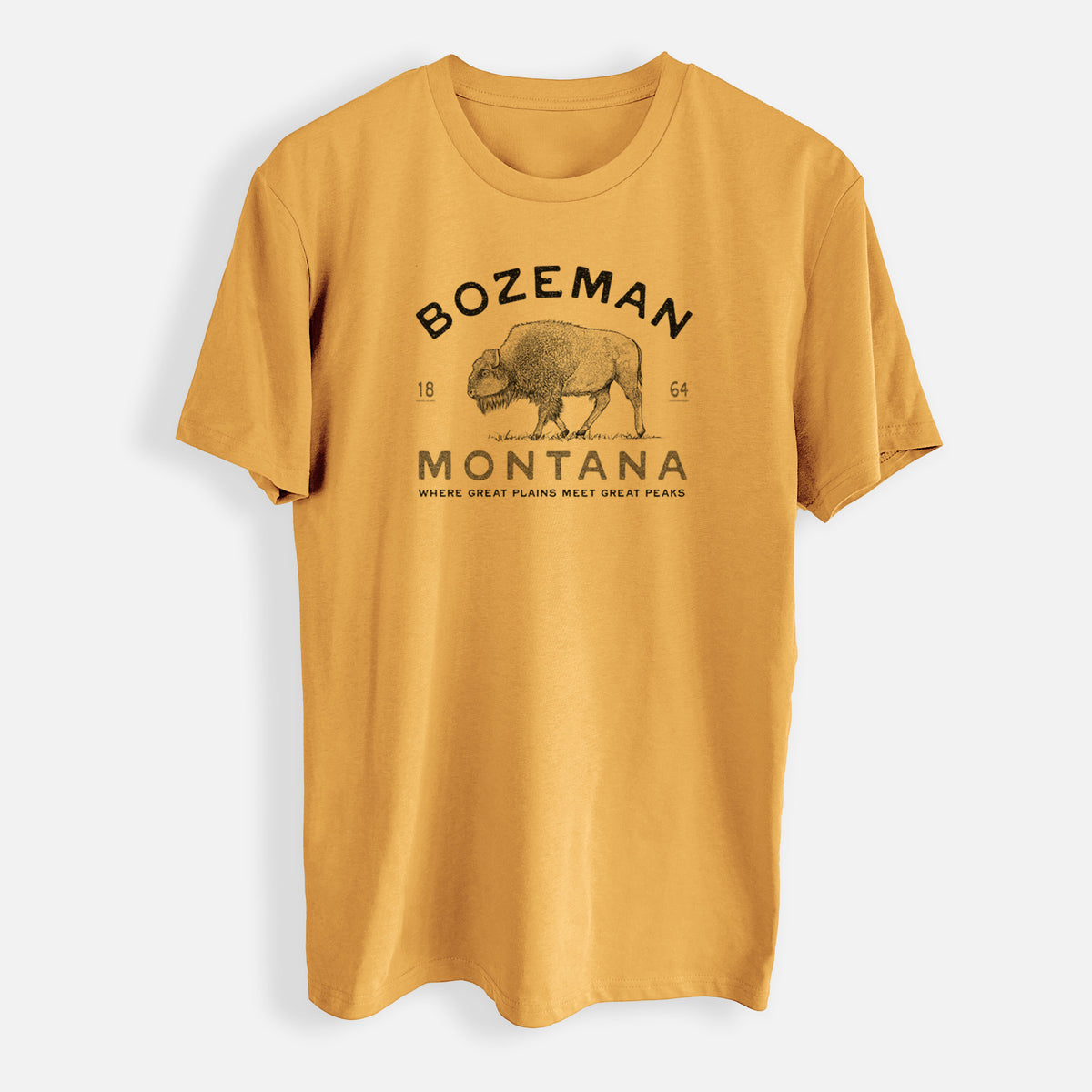 Bozeman Montana Bison - Mens Everyday Staple Tee