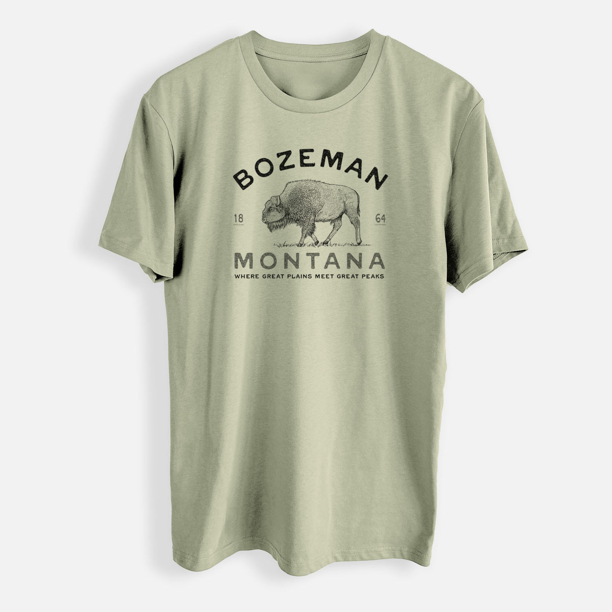 Bozeman Montana Bison - Mens Everyday Staple Tee