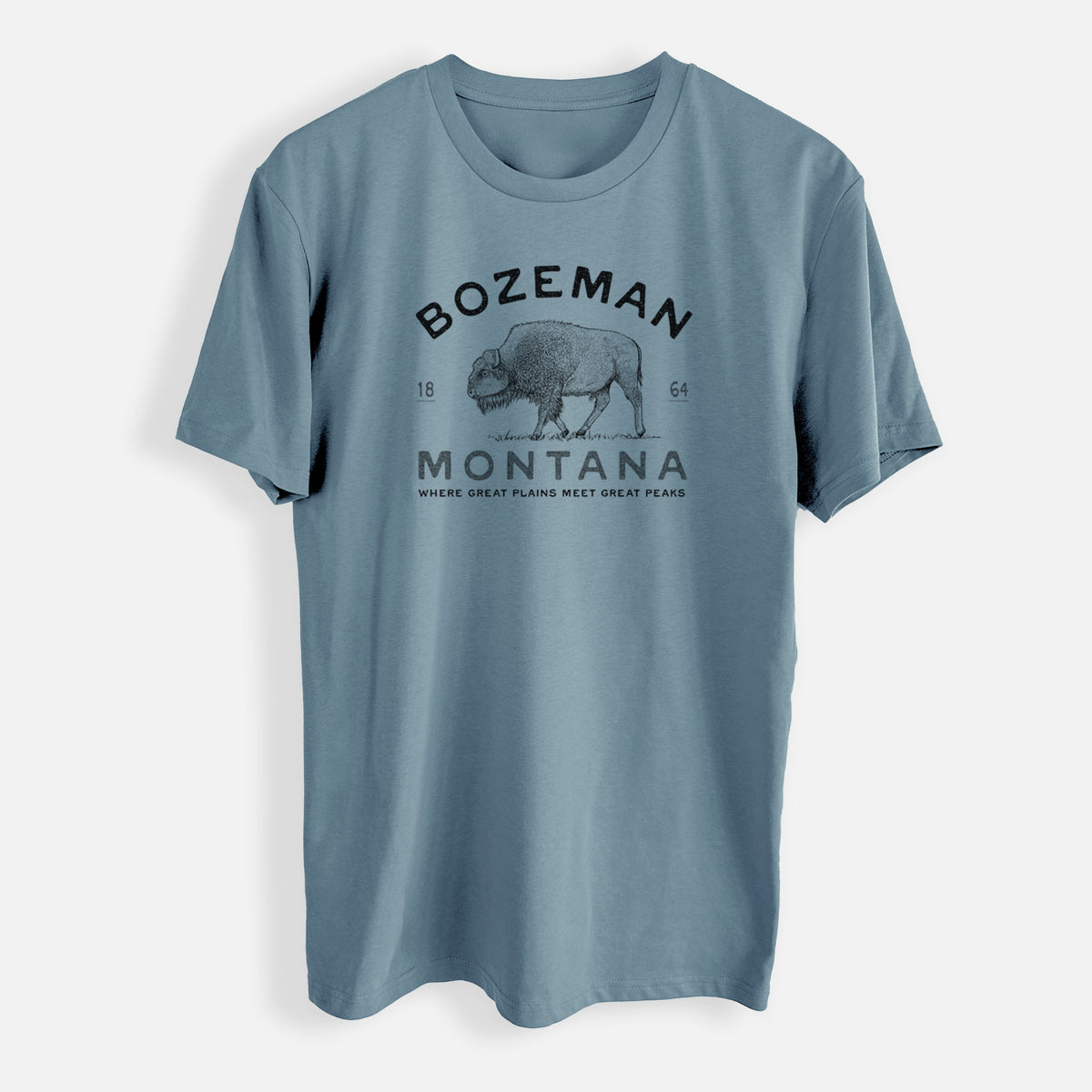 Bozeman Montana Bison - Mens Everyday Staple Tee