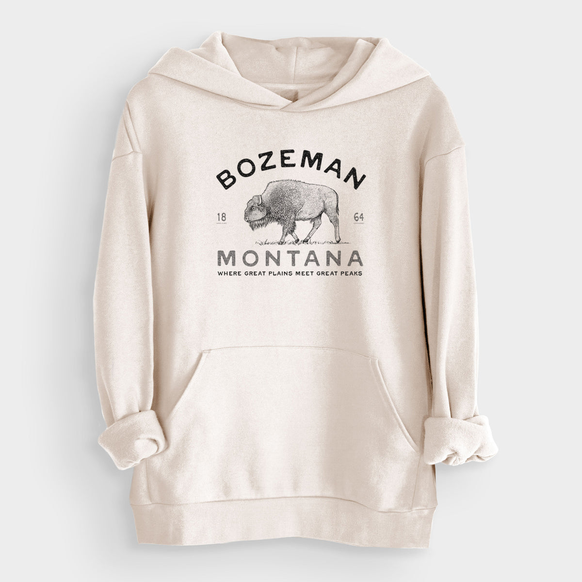 Bozeman Montana Bison  - Bodega Midweight Hoodie