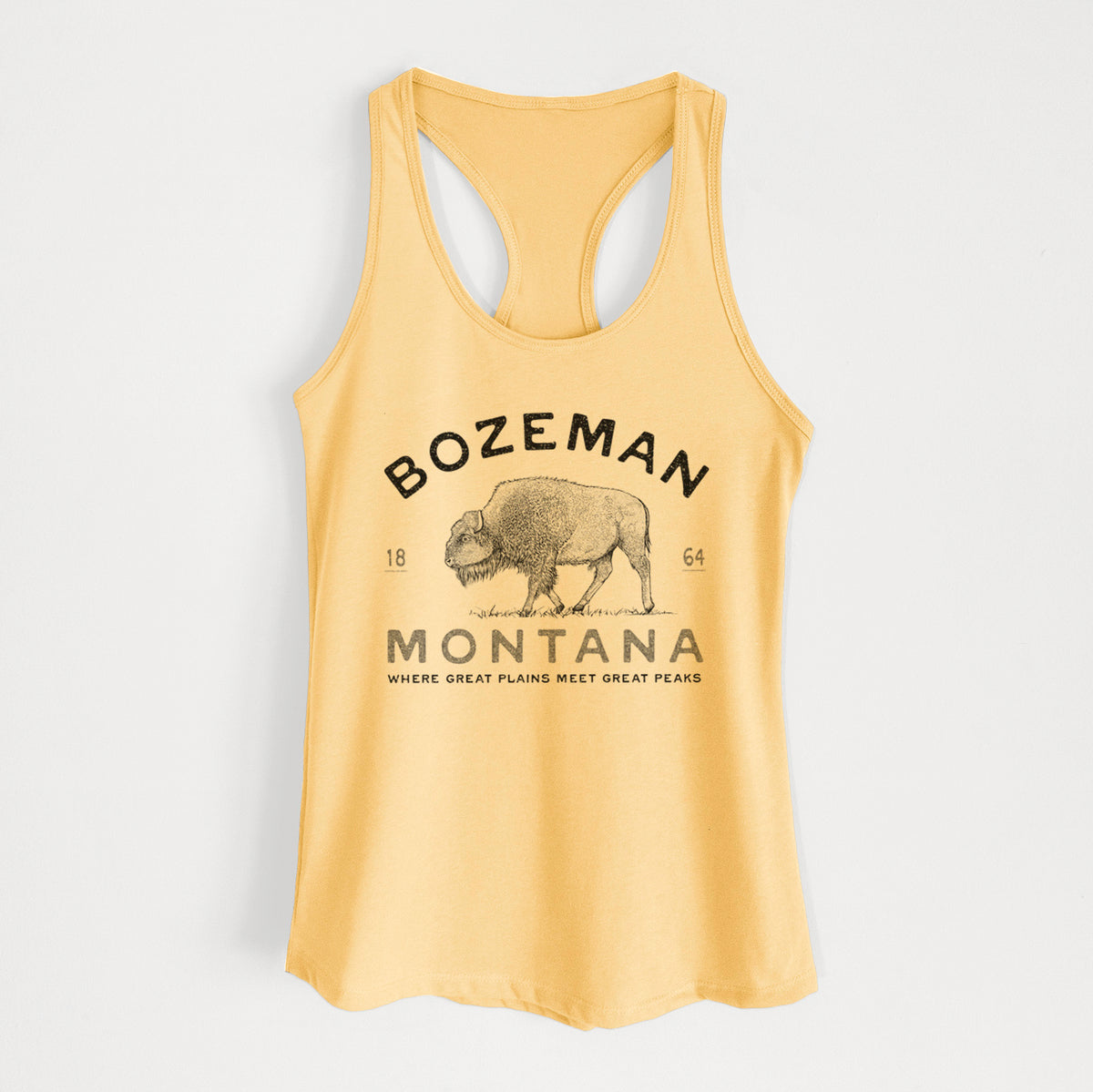 Bozeman Montana Bison - Women&#39;s Racerback Tanktop